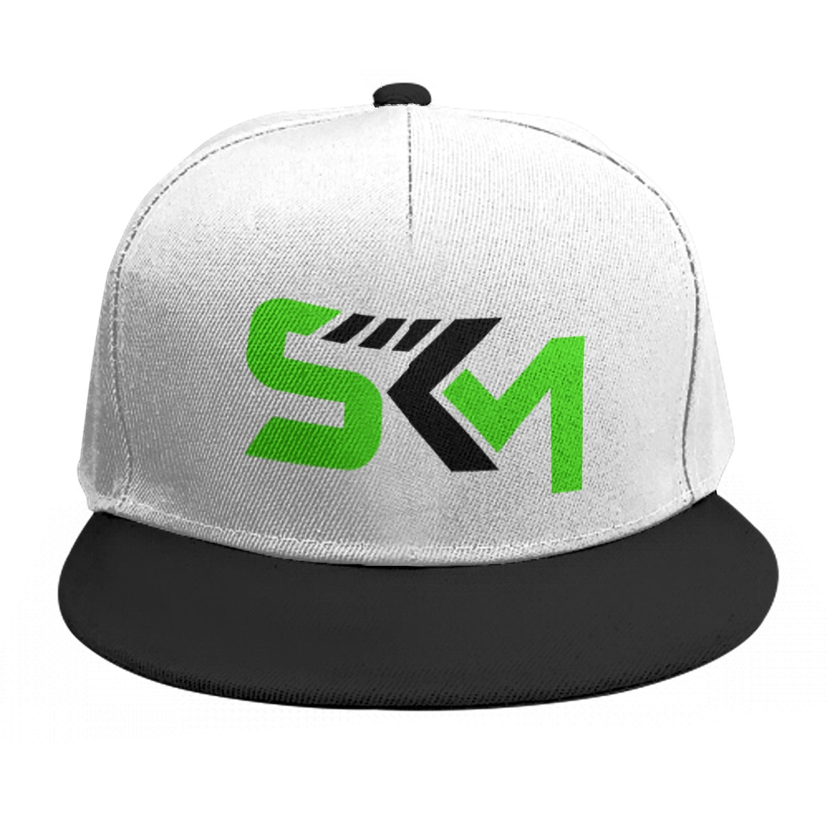 SKM Flat Bill Snap Back Hat