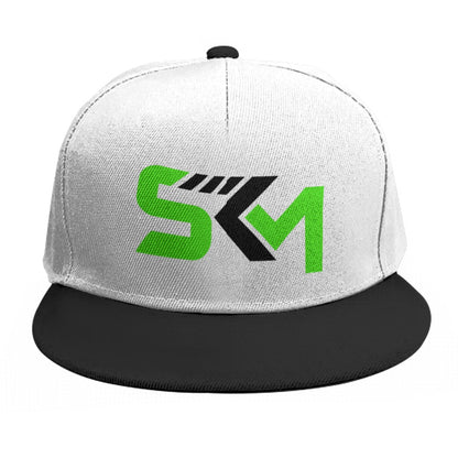 SKM Flat Bill Snap Back Hat