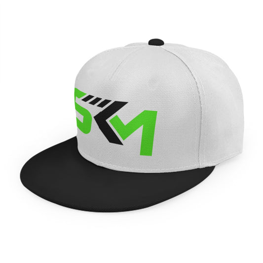 SKM Flat Bill Snap Back Hat
