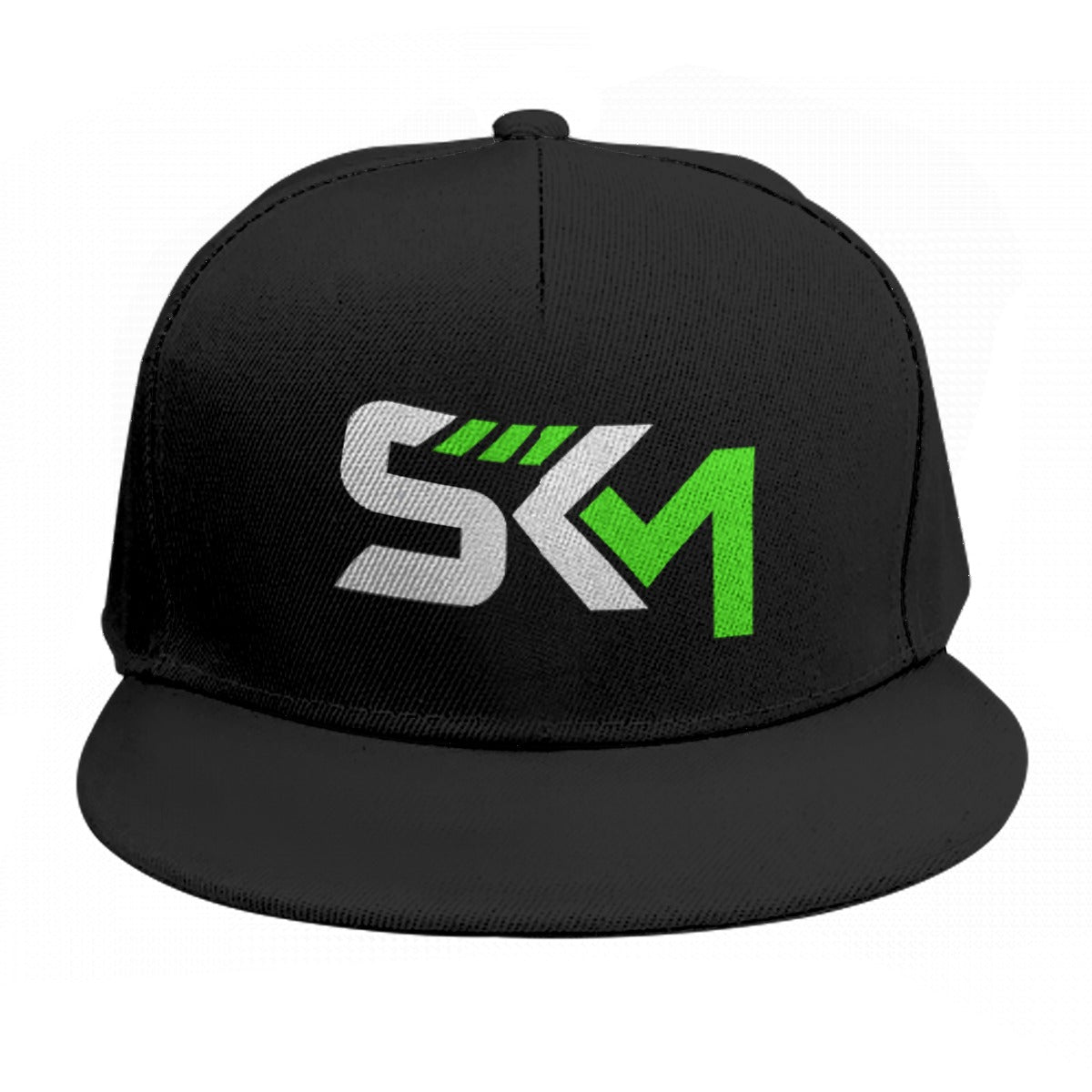 SKM Flat Bill Snap Back Hat