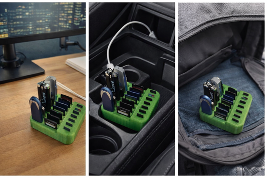 Medium/Small Multimedia Organizer Desktop SD Card MicroSD USB Flash Drive