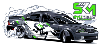 Drift Spec Lincoln LS Die Cut Stickers
